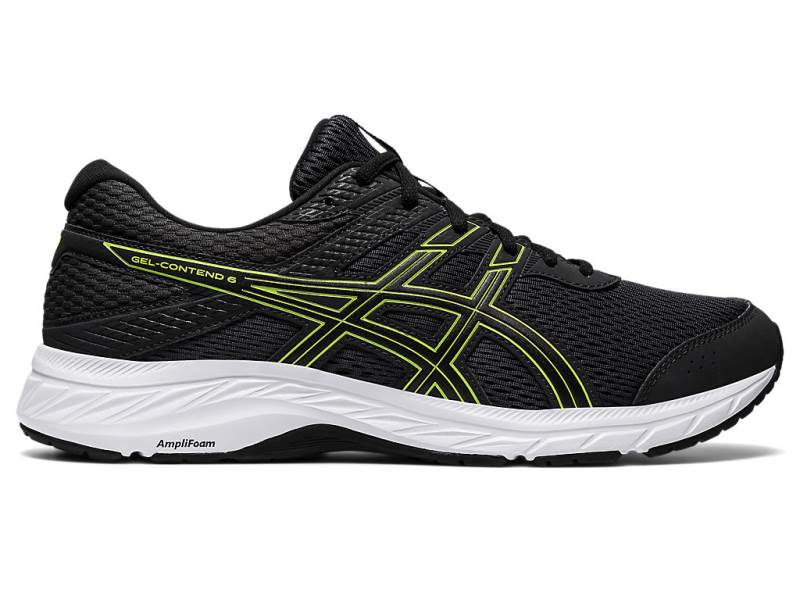 Sapatilhas Running Asics GEL-CONTEND 6 Homem Pretas, 5628A233.740